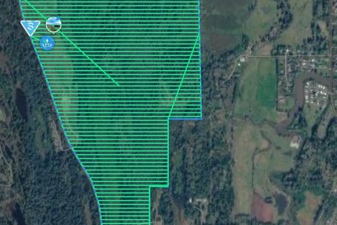 Real estate drone photography of coastal home in Warrenton Oregon